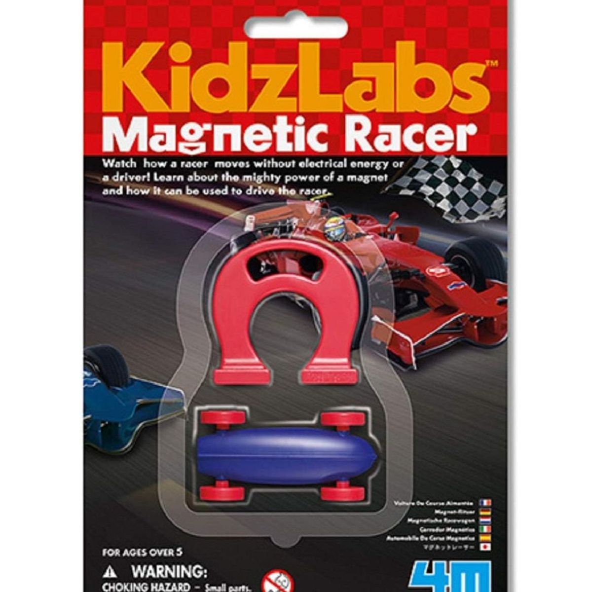 4M - Kit De Experimentos Carro Magnético Ciencia Para Niños Niñas