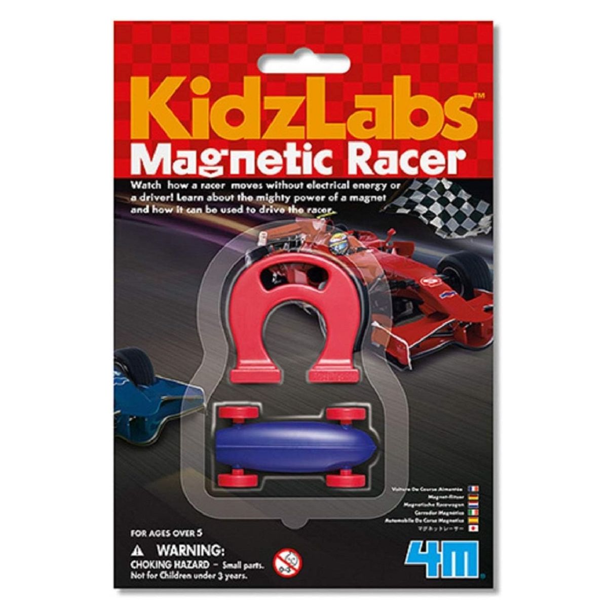 4M - Kit De Experimentos Carro Magnético Ciencia Para Niños Niñas