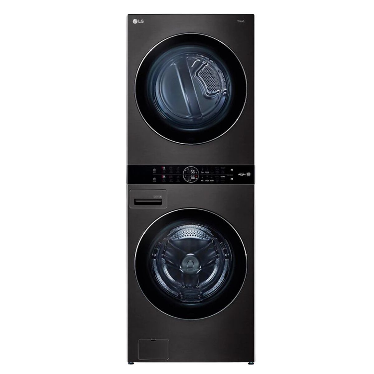 LG - Torre De Lavado Lg WK22BS6 22Kg/48Lb Inverter Negra