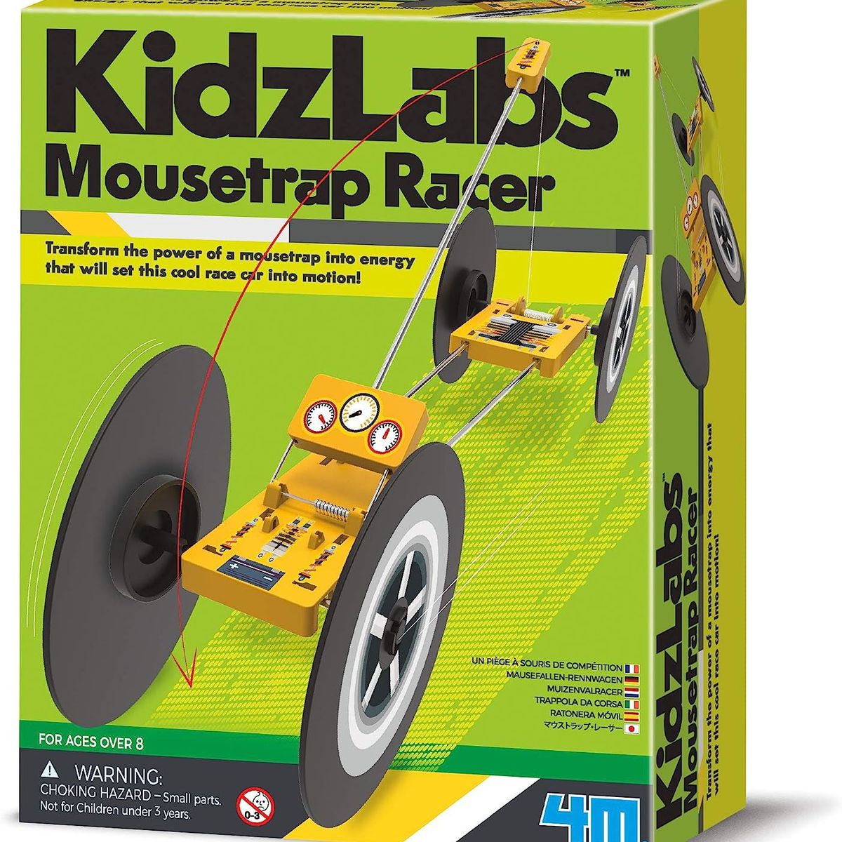 4M - Kit De Experimento Carro De Carreras Ciencia Para Niños