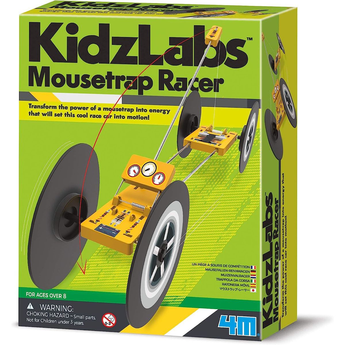 4M - Kit De Experimento Carro De Carreras Ciencia Para Niños
