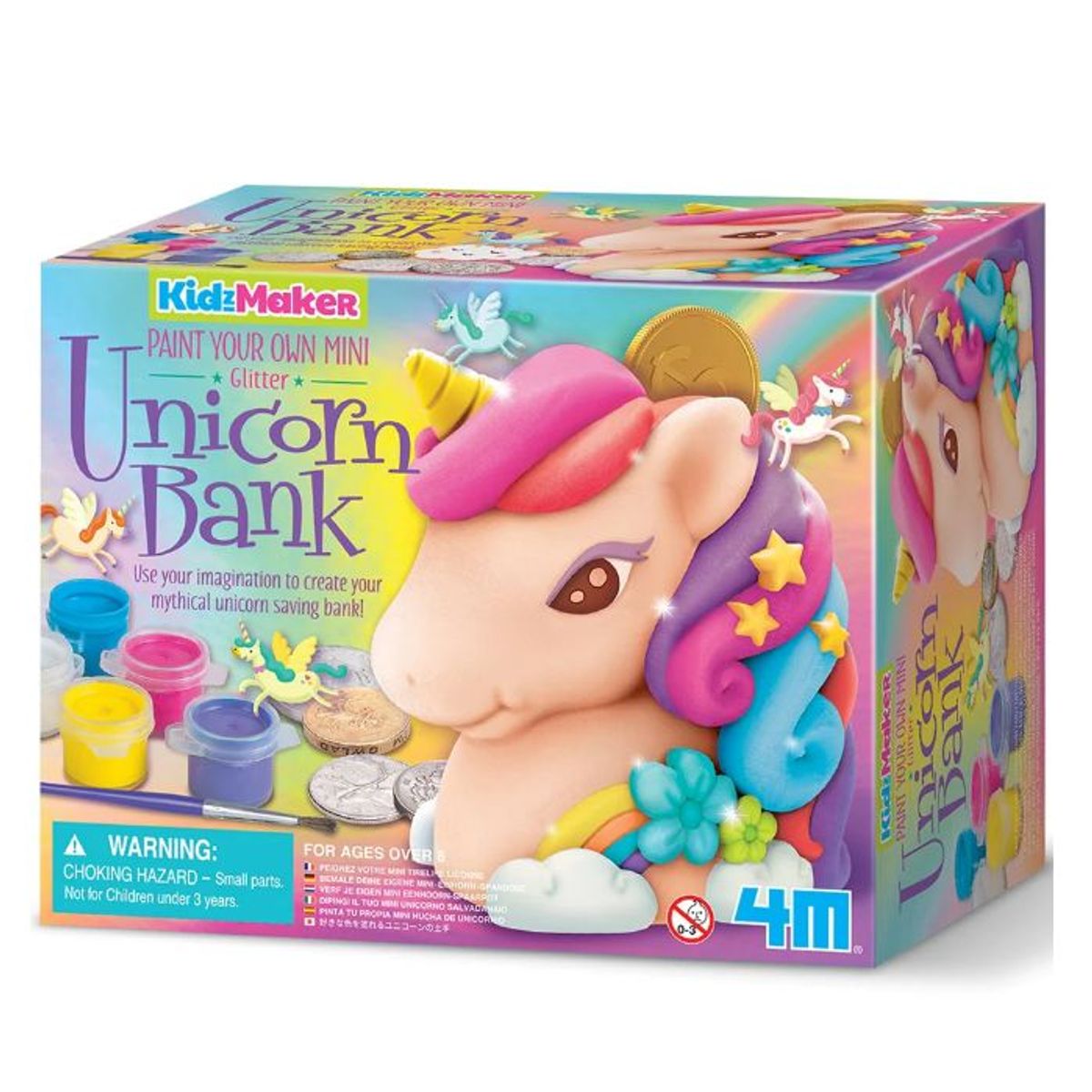 4M - Kit De Arte Pinta Tu Alcancía De Unicornio Para Niñas