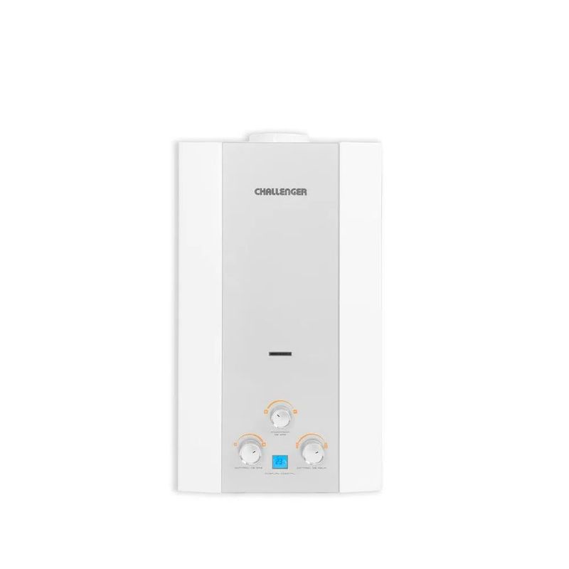 CHALLENGER - Calentador Challenger Tiro Natural 12Lts Ref WHG7112 - Blanco