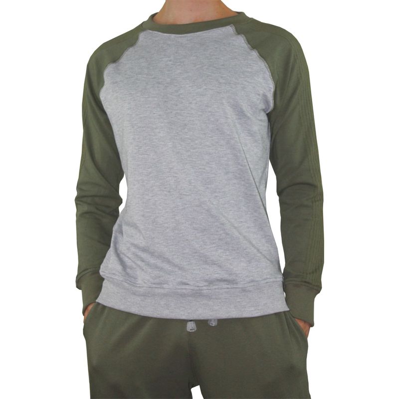 ARANZAZU - Sweatshirt Combinado Camuflado Manga Ranglan..