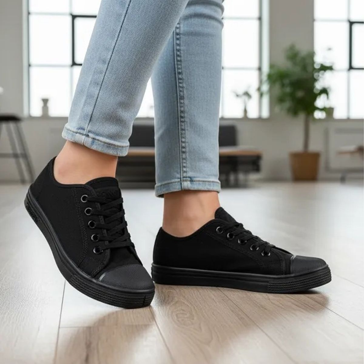 VENUS - Zapatos Tenis Bajos En Lona Zeus Tradicional Marca Venus