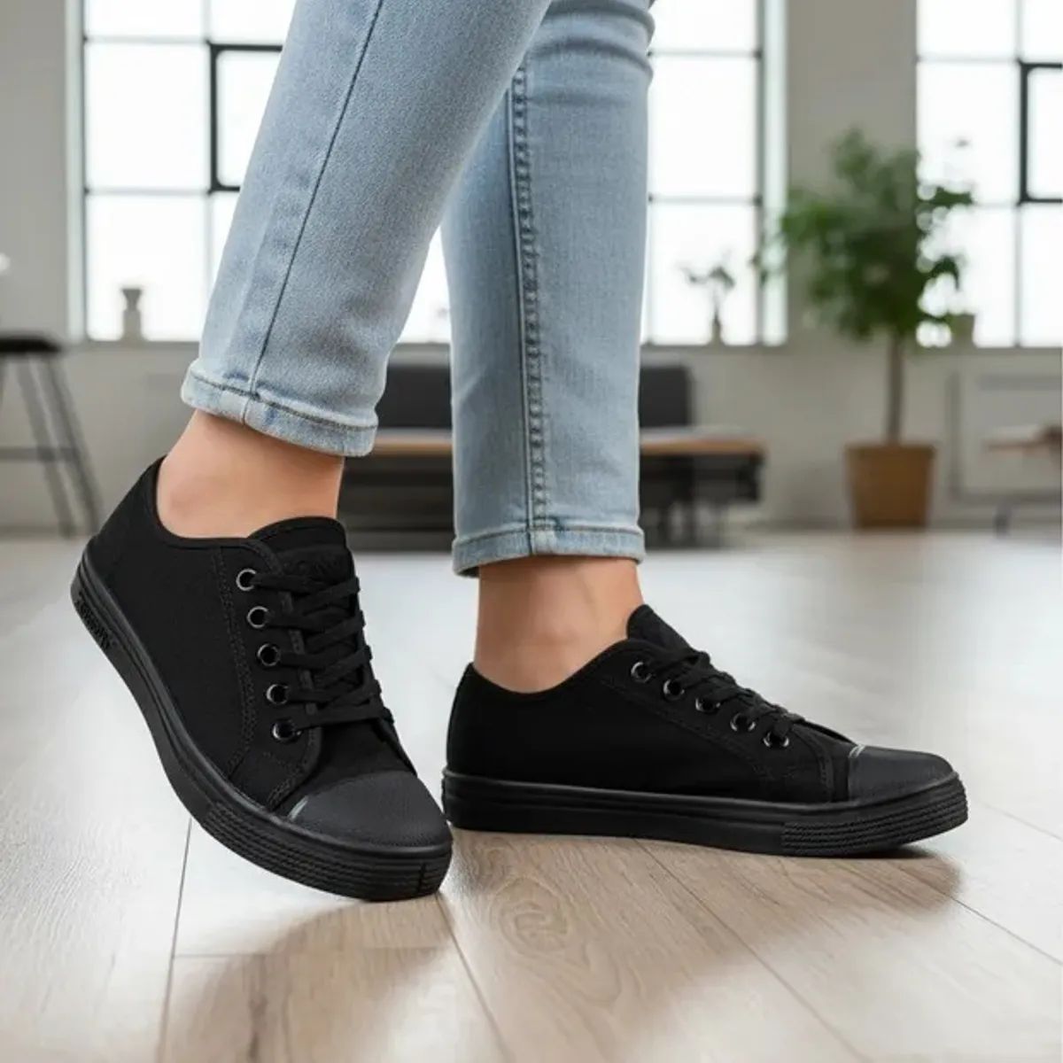 VENUS - Zapatos Tenis Bajos En Lona Zeus Tradicional Marca Venus