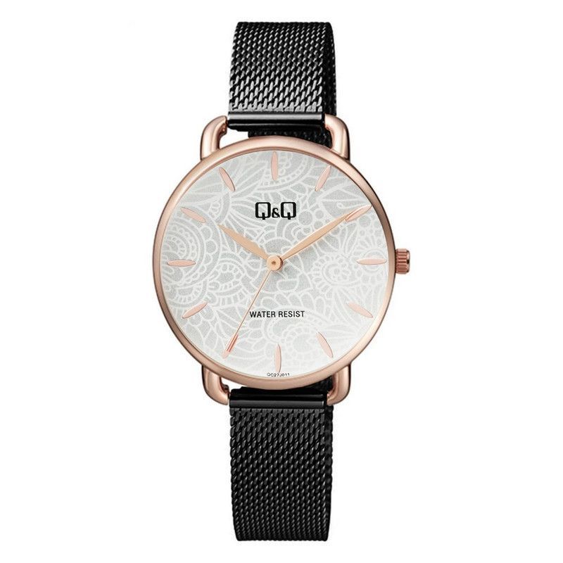 Q&Q - Reloj Q&q Qyq Elegante Qc27j001y Acero Mujer + Estuche