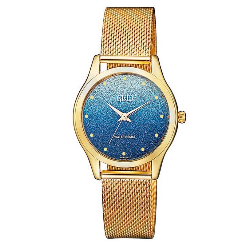 Q&Q - Reloj Q&q Qyq Qz91j212 Elegante Multicolor Mujer + Estuche