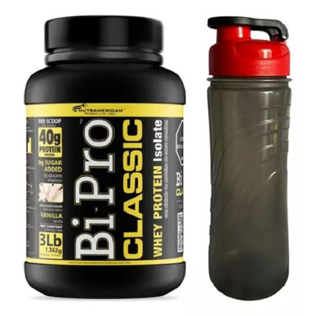 MEGAPLEX - Bipro Classic 3 Libras (1,362g) - Vainilla Envase