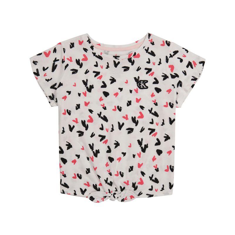 CALVIN KLEIN - Camiseta Para Niña Manga Corta Blanco Calvin Klein