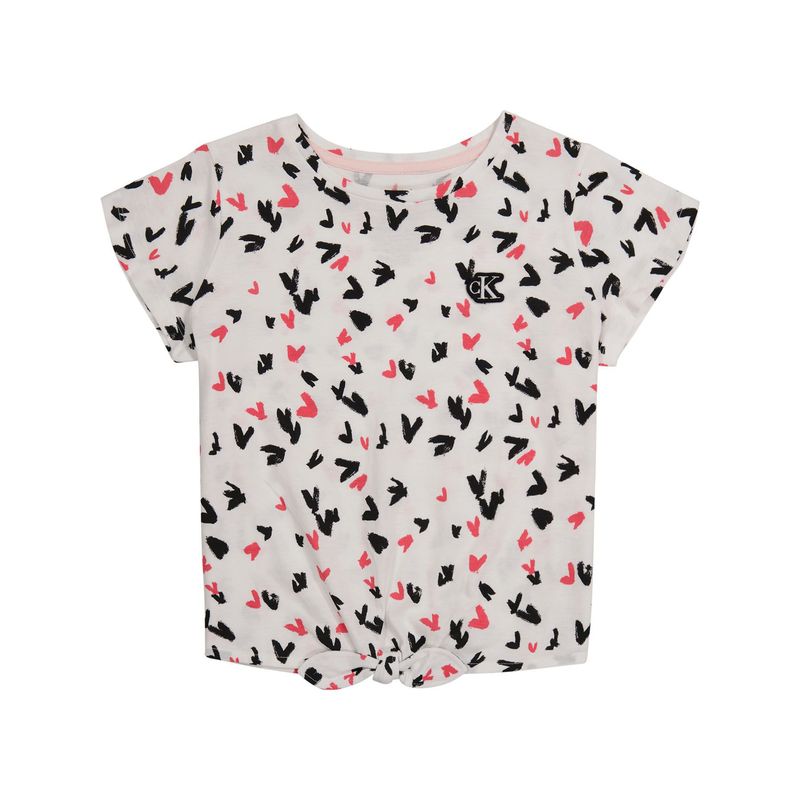 CALVIN KLEIN - Camiseta Para Niña Manga Corta Blanco Calvin Klein
