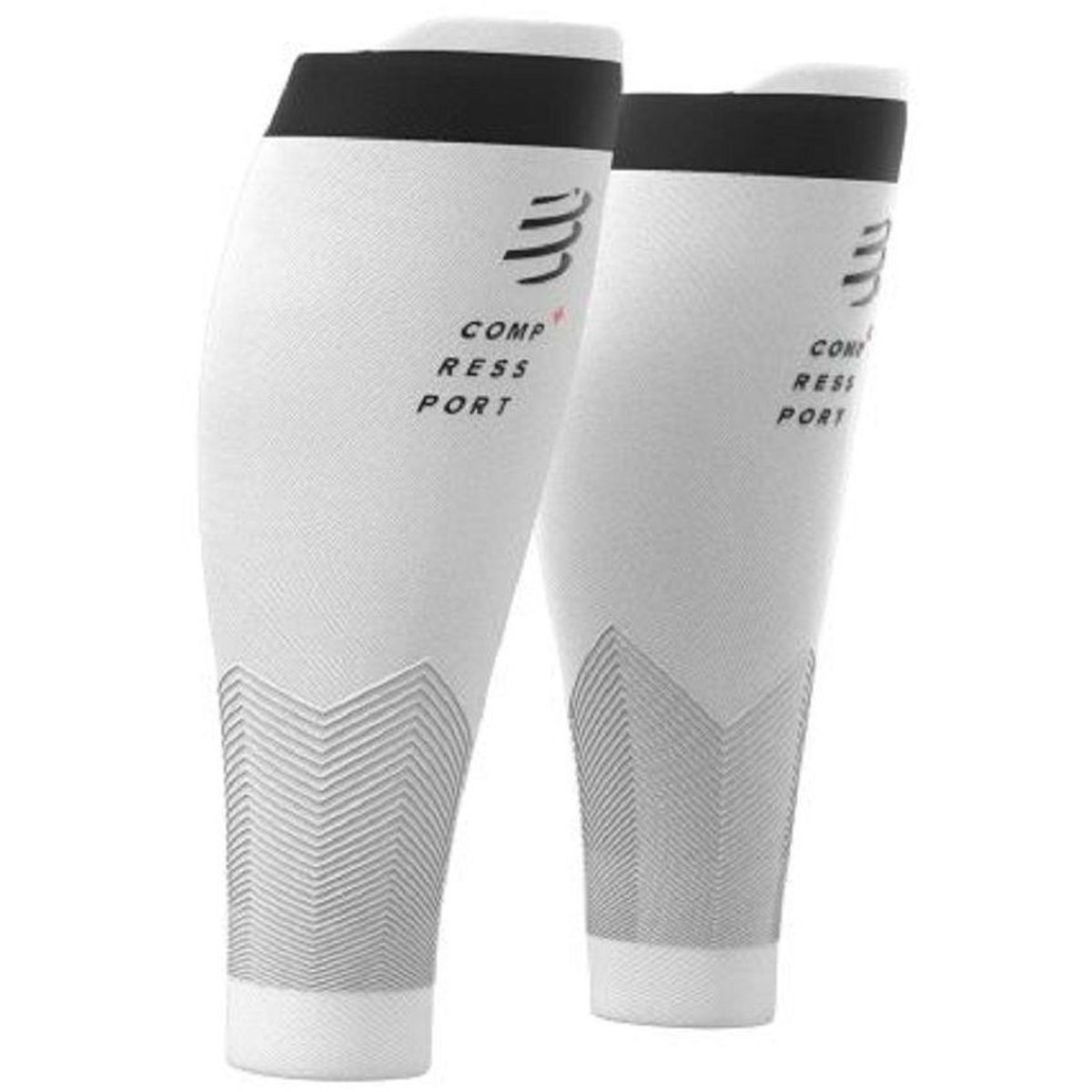 COMPRESSPORT - Pantorillera R2V2 WHITE T3
