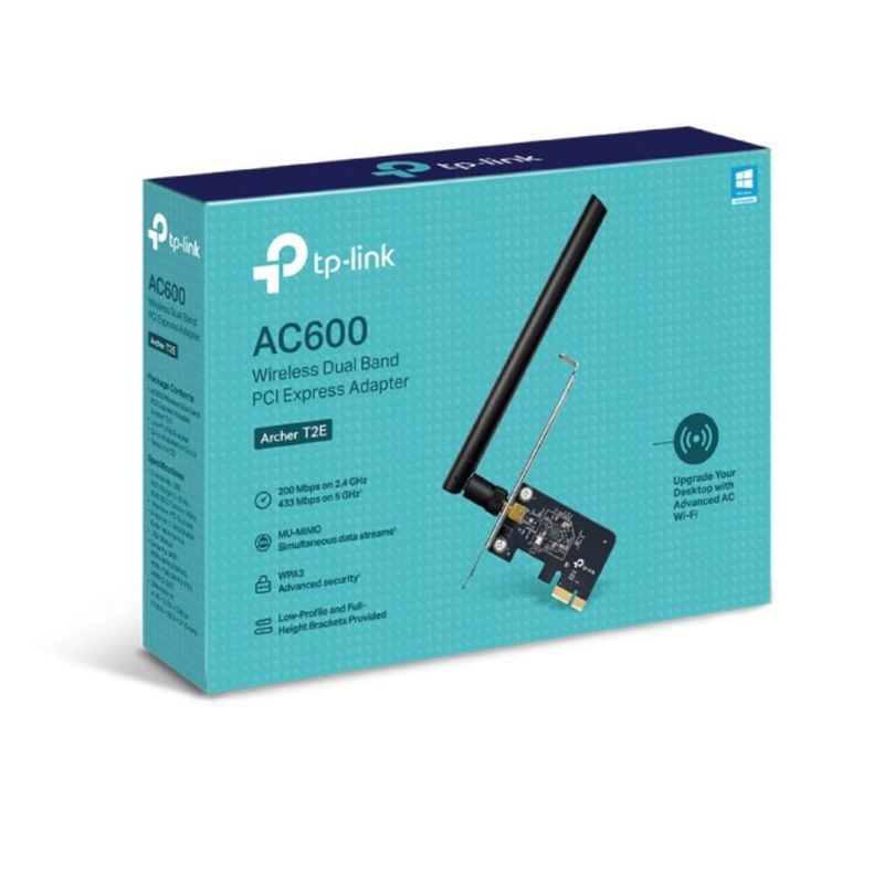 TP LINK - Tp-link Archer T2e Tarjeta De Red Pcie Wifi Banda Dual Ac600