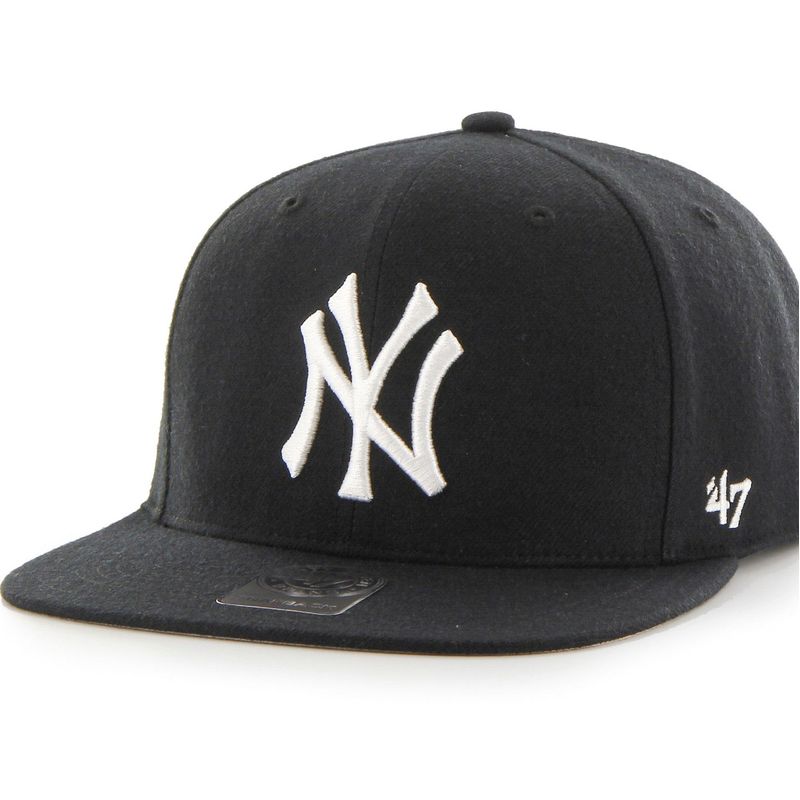 GOORIN BROS - Gorra 47 CAPTAIN NY Black/White cierre snapback.