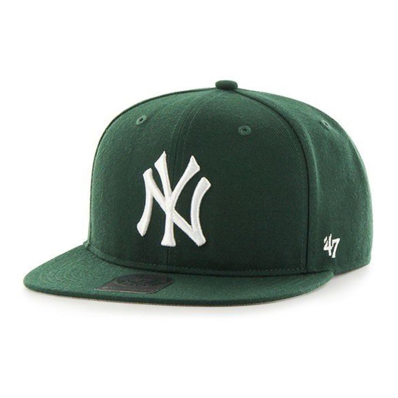 GOORIN BROS - Gorra 47 CAPTAIN NY Dark Green/White cierre snapback.