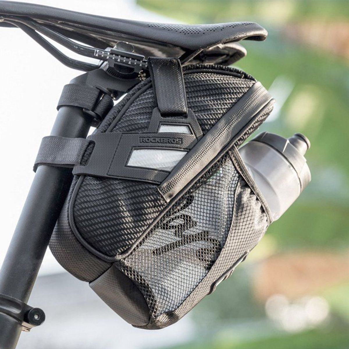 ROCKBROS - Bolso Estuche Alforja Bicicleta Rockbros C35 - negro