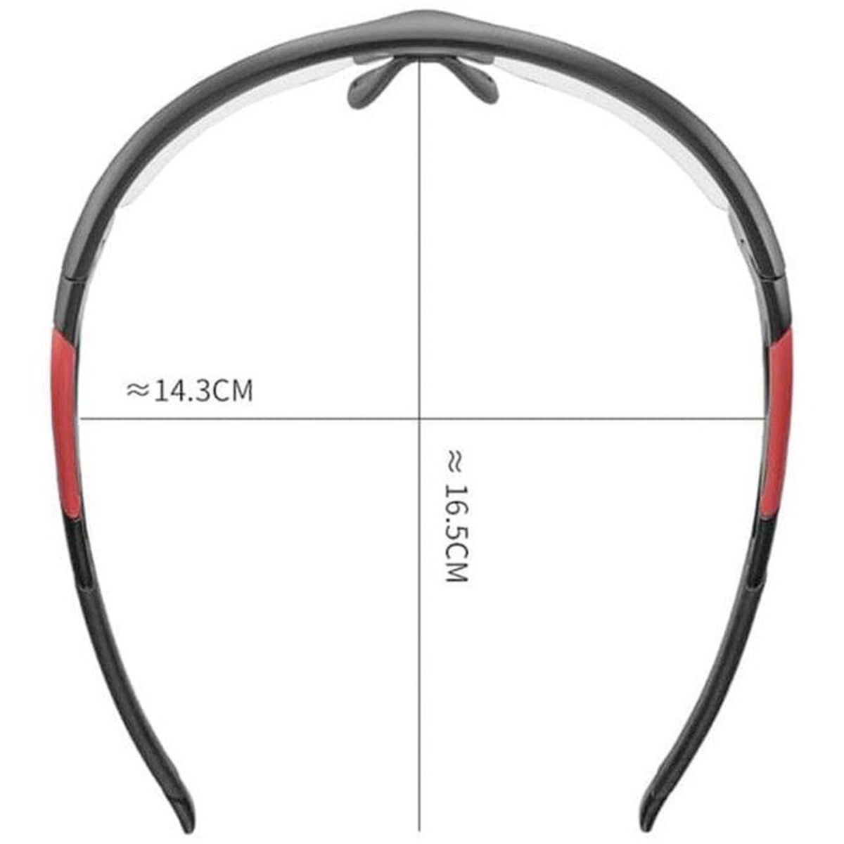 ROCKBROS - Gafas fotocromáticas para ciclismo rockbros 10112 - rojo