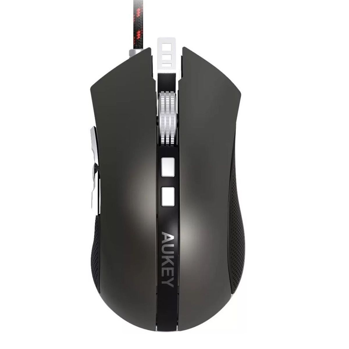 AUKEY - Mouse Gamer Aukey 4000 Dpi Led Rgb Aluminio Peso Ajustable