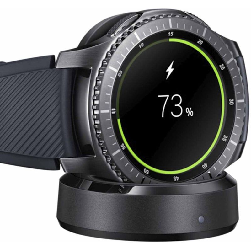 GENERICO - Cargador para samsung gear s3  s2 base inalámbrica frontier