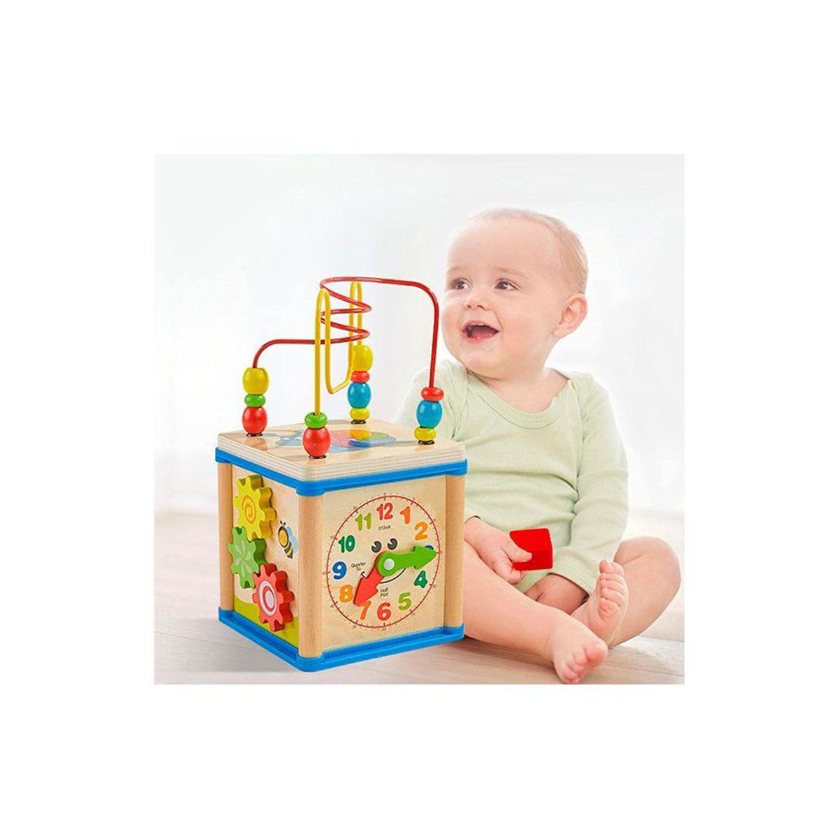 GENERICO - Juguete didactico cubo multifuncional  - multicolor
