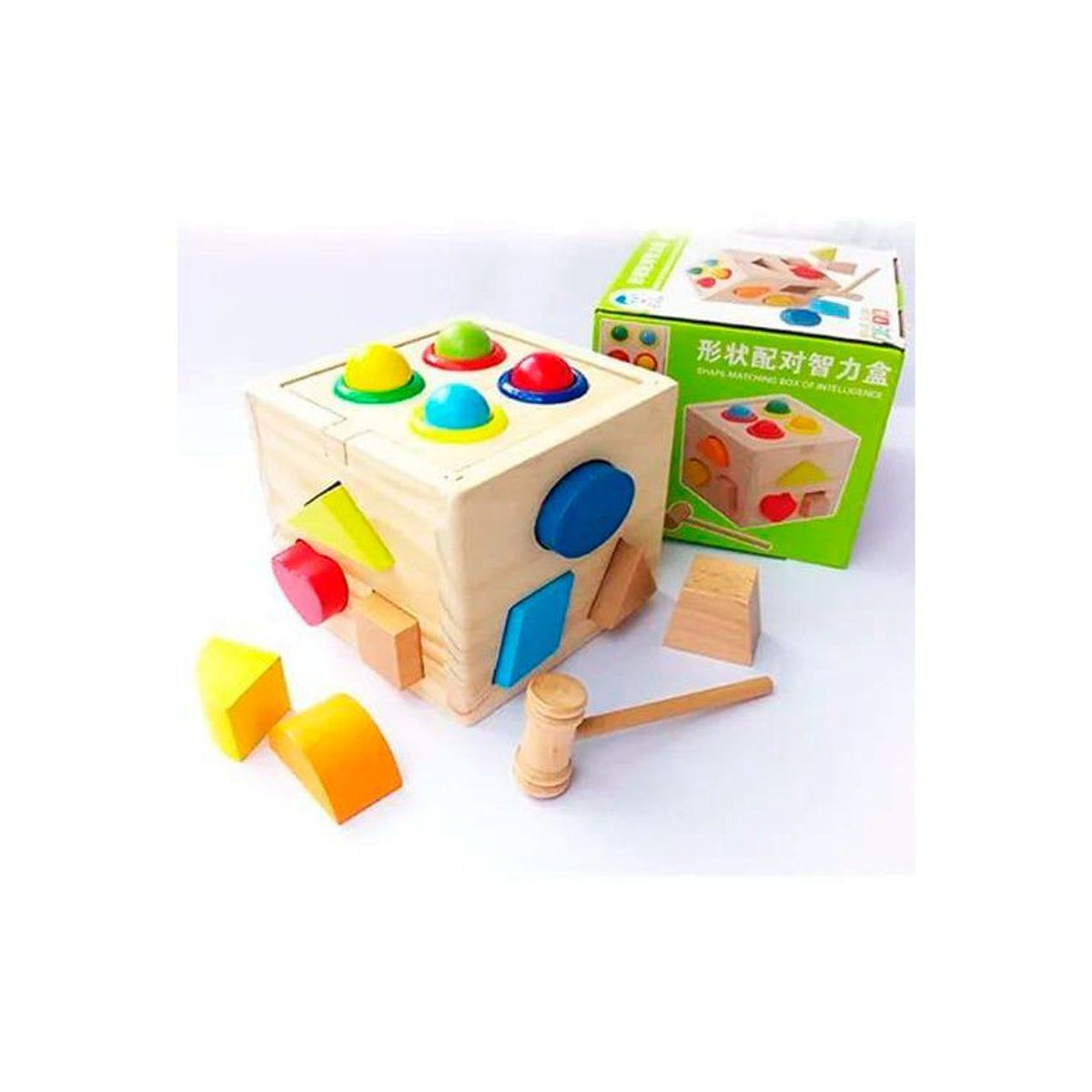 GENERICO - Juguete didactico cubo multifuncional  - multicolor