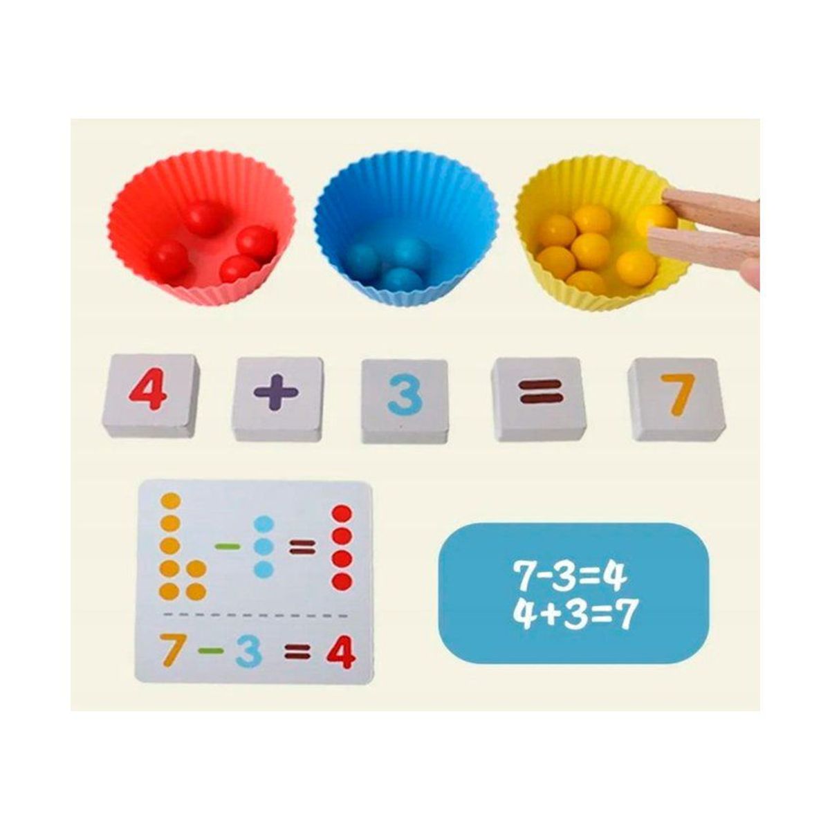 GENERICO - Juego didactico logica matematica - multicolor