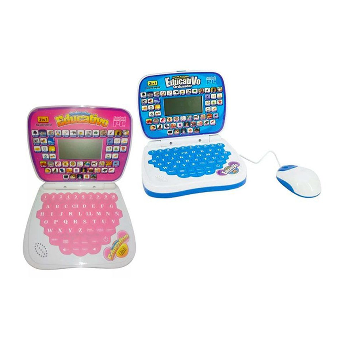 GENERICO - Computadora portátil mini juguete infantil - azul