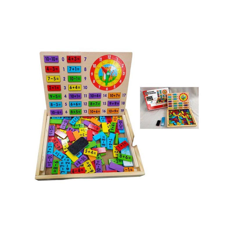 GENERICO - Juguete didactico tablero matematico y de tiza - multicolor