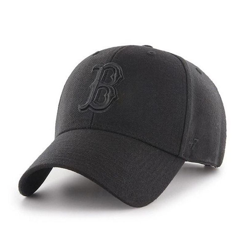 GOORIN BROS - Gorra 47 MVP BOSTON  Black/Black Cierre snapback.