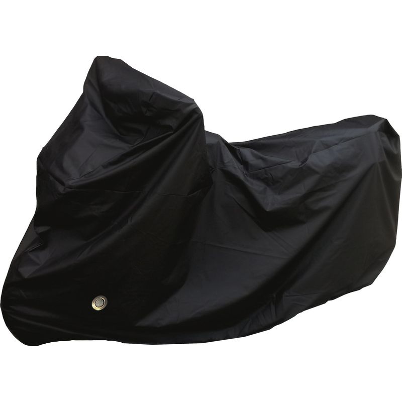 GENERICO - Pijama Carpa De Moto Con Argollas Anti-Robo ImpermeablesSDC Calibre 18 - Negro