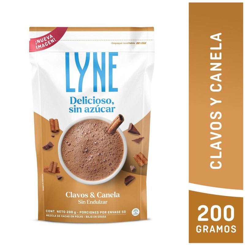 LYNE - Chocolate Lyne Clavos y Canela x 200 gr