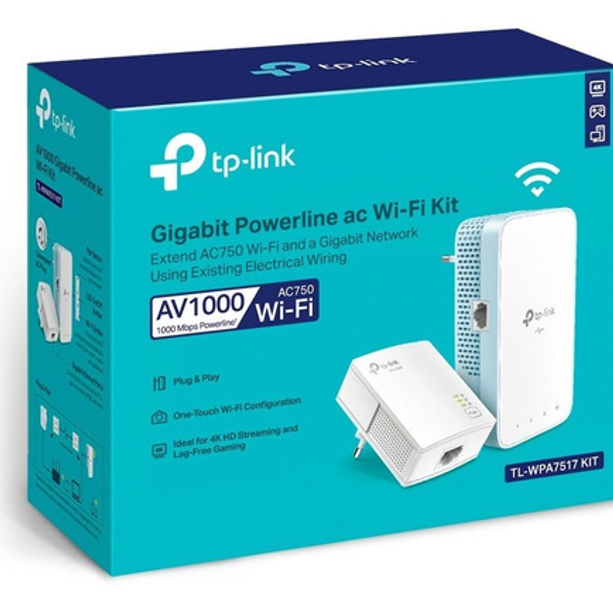 TP LINK - Tp-link Tl-wpa7517 Kit Extensor Wifi Dual Band Rj45 Gigabit