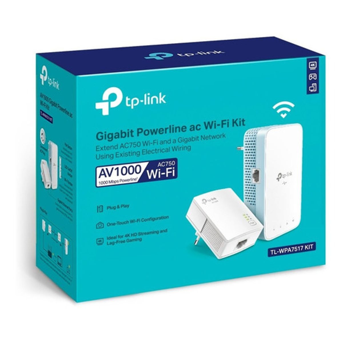 TP LINK - Tp-link Tl-wpa7517 Kit Extensor Wifi Dual Band Rj45 Gigabit