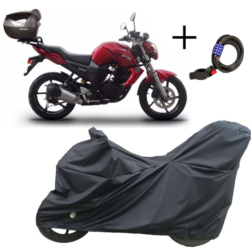 GENERICO - Pijama Carpa Moto Pulsar 200ns Baúl Argollas + Candado Sdc