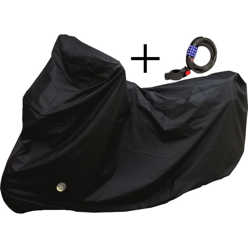 GENERICO - Pijama Carpa Moto Con Argollas antirrobo + Candado De Clave
