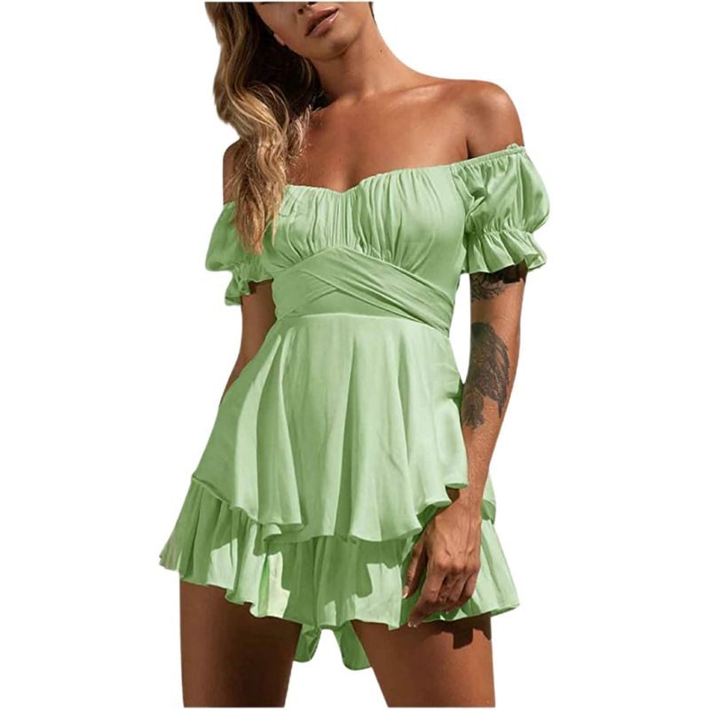 BAPU - Vestido con Manga Corto