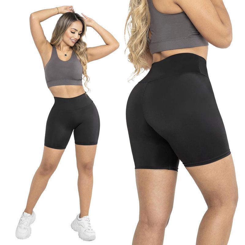 THIN & HAPPY - Biker Short deportivo mujer corto licra deportiva running.