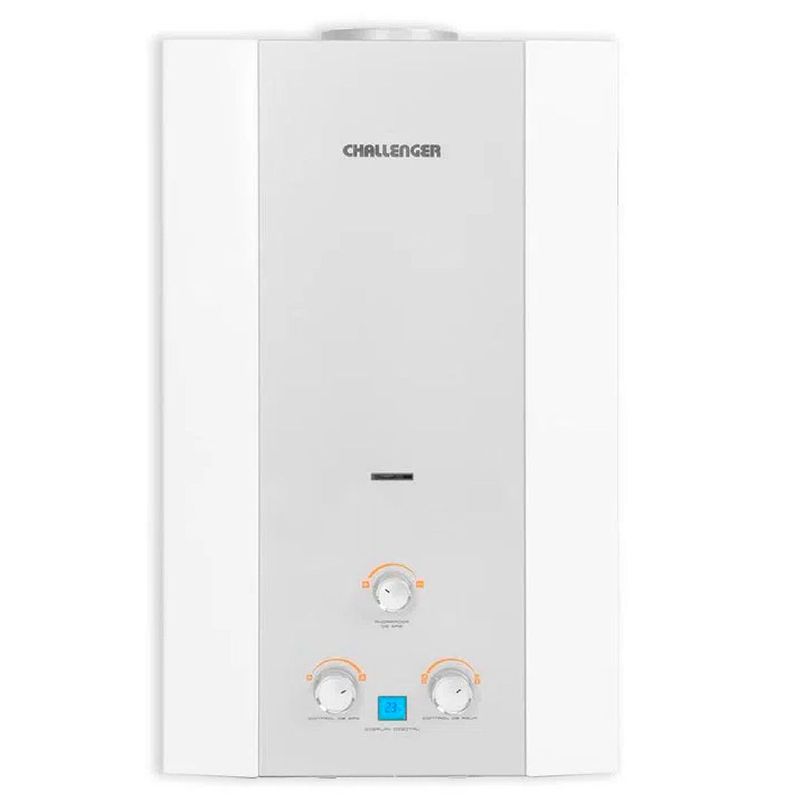 CHALLENGER - Calentador de Paso Challenger Gas Natural 16 Litros Tiro Forzado
