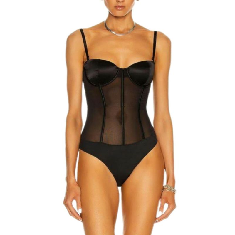 BAPU - Body corset con tiras copa con arco