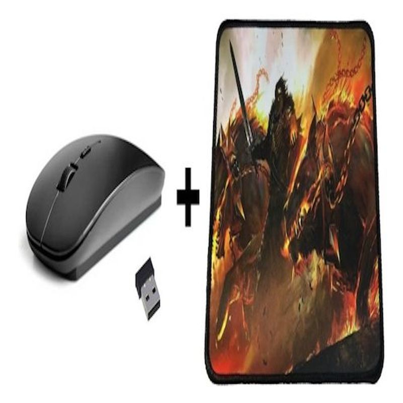 GENERICO - Mouse Inalámbrico Ultra Delgado  Pad Mouse Antideslisante