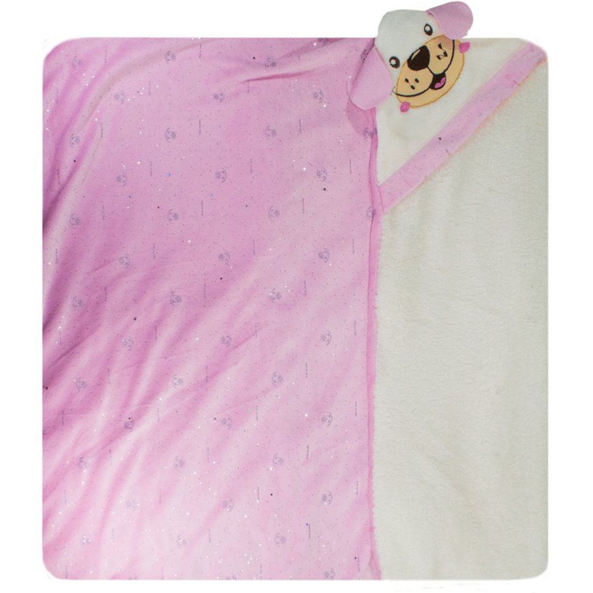 BABY KDS - Cobija cobertor bebe niña glotoncitos - rosado