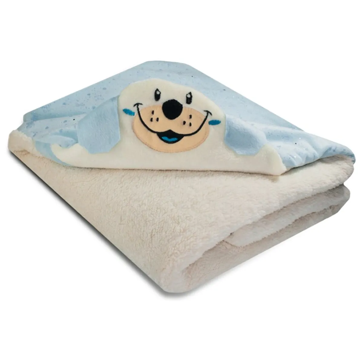 BABY KDS - Cobija cobertor bebe niño glotoncitos - azul