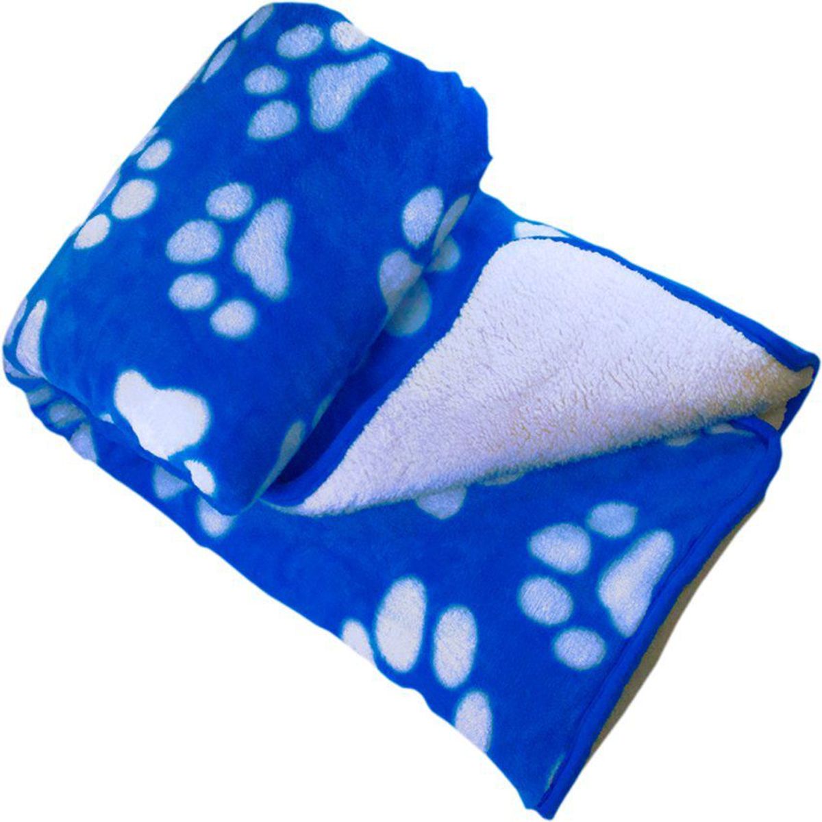 BABY KDS - Cobija ovejera sherpa para bebe niño  glotoncitos - azul