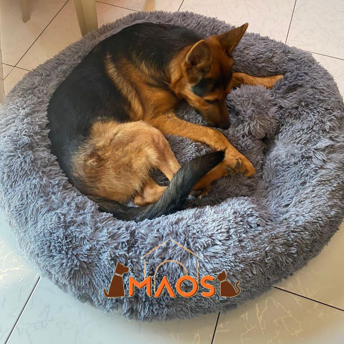 MAOS - Cama Tipo Dona Para Mascotas Talla XXL