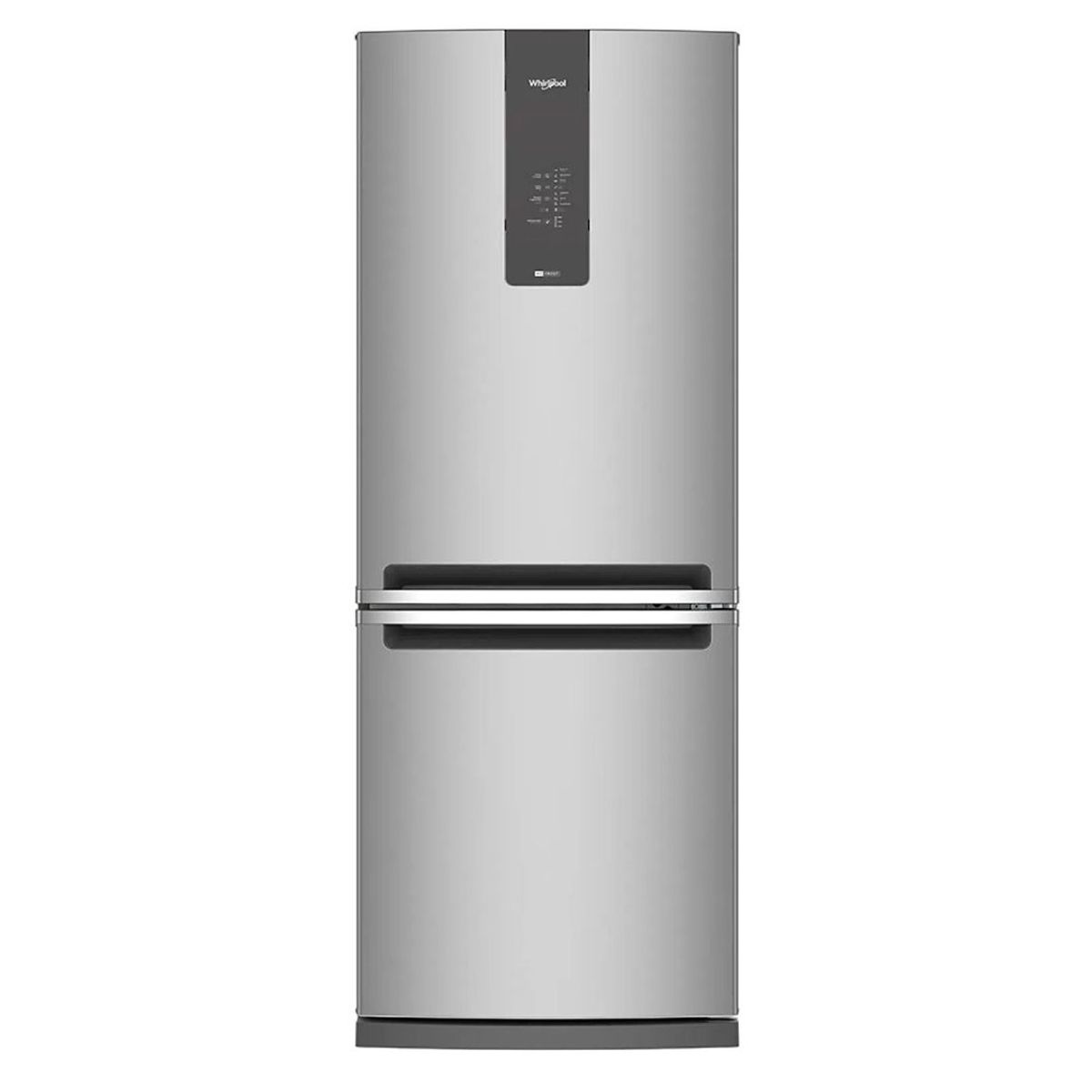 WHIRLPOOL - Nevera Whirlpool No Frost Congelador Inferior 450 Litros Gris