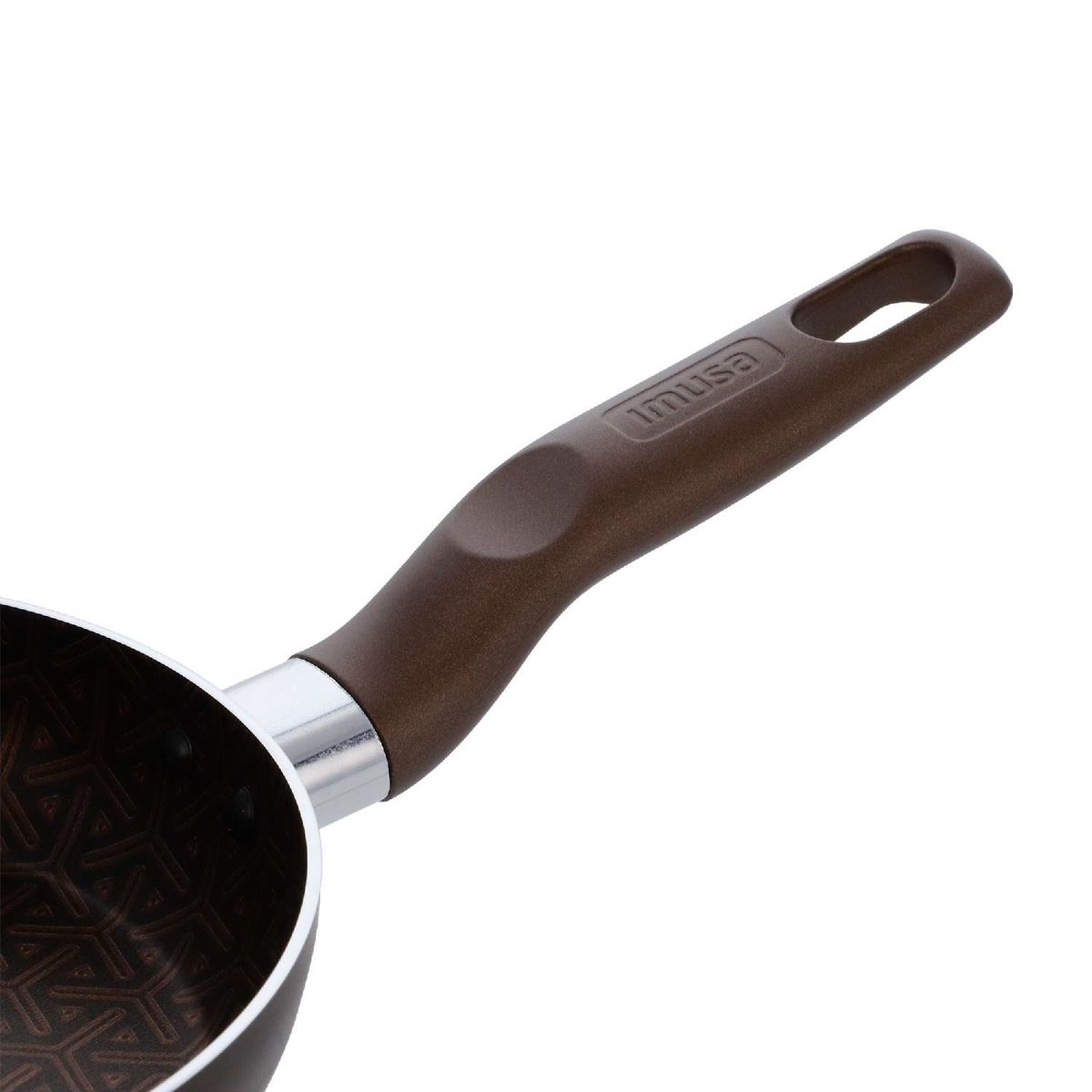 IMUSA - Juego x2 Cacerolas 16cm IMUSA Talent Master Deluxe con Tapa de Vidrio.