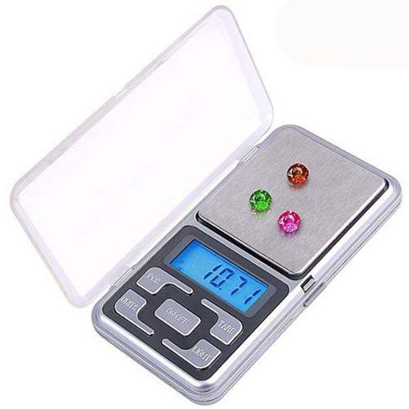 GYNIPOT - Gramera Bascula Diamantera Pesa Digital De Precisión Pesa 0.01 Gm Hasta 500 Gm Gynipot GY-1508.---