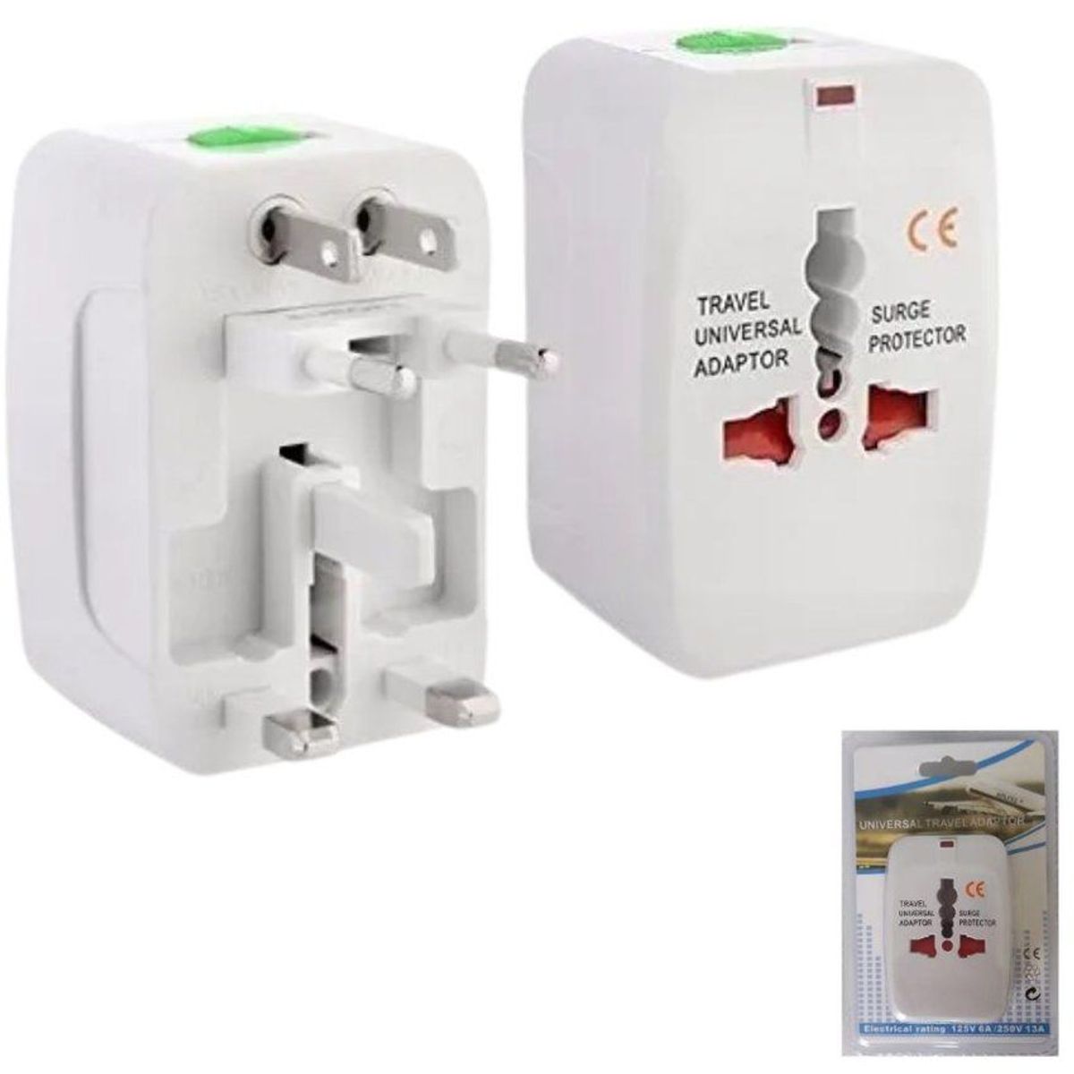 GENERICO - Adaptador De Corriente Para Viaje Enchufe Universa