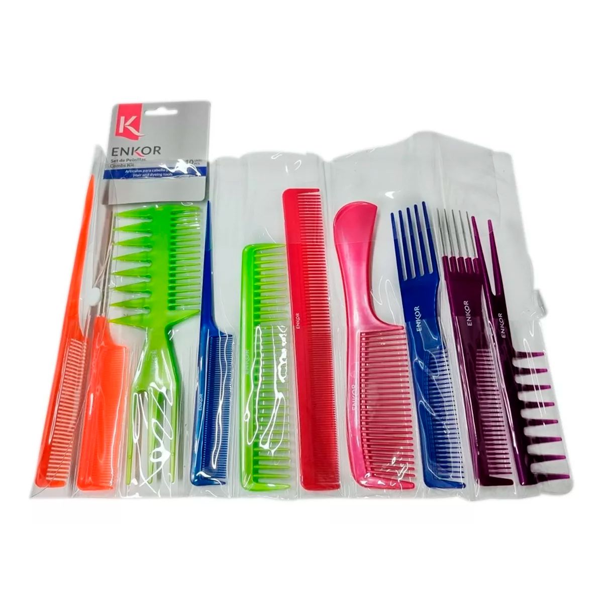 VITTORIA - Kit De Peinilla Peluquería Barbería X 10 Unidades Colores