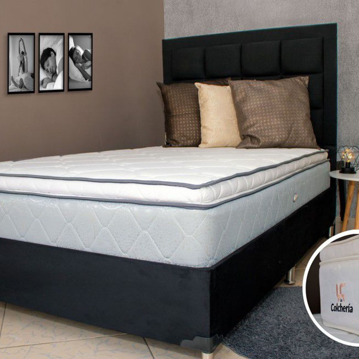 GENERICO - Colchón Suavidad Unipillow La Colchería 120x190